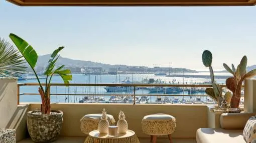 Totally renovated penthouse with incredible views of the harbour and Dalt Vila - Ibiza Town